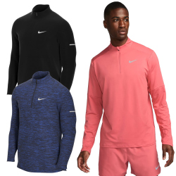 NIKE Element Dri-FIT 1/2-Zip Laufshirt Herren