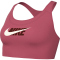 NIKE Dri-FIT Swoosh Icon Clash Medium-Support Non-Padded Graphic Sport-BH Damen