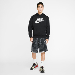 NIKE Sportswear Club Fleece Hoodie Herren 010 - black/black/white M