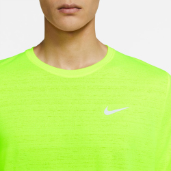 NIKE Dri-FIT Miler Laufshirt volt/reflective silv XL