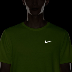 NIKE Dri-FIT Miler Laufshirt volt/reflective silv XL