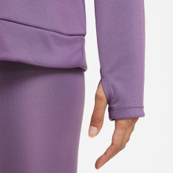 NIKE Dri-FIT Swoosh Run 1/2-Zip Running Midlayer Damen amethyst smoke/white L