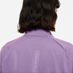NIKE Dri-FIT Swoosh Run 1/2-Zip Running Midlayer Damen amethyst smoke/white L