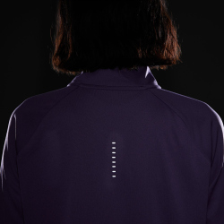 NIKE Dri-FIT Swoosh Run 1/2-Zip Running Midlayer Damen amethyst smoke/white L