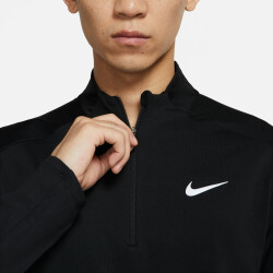 NIKE Dri-FIT Element 1/2-Zip Laufshirt Herren black/reflective silv S