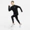 NIKE Dri-FIT Element 1/2-Zip Laufshirt Herren black/reflective silv S