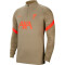 NIKE FC Liverpool Fußball Trainingsoberteil mystic stone/bright crimson M