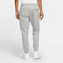 NIKE Sportswear Club Fleece Jogginghose Herren 063 - dk grey heather/matte silver/white S