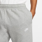 NIKE Sportswear Club Fleece Jogginghose Herren 063 - dk grey heather/matte silver/white M