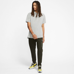 NIKE Sportswear Poloshirt Herren dk grey heather/white S