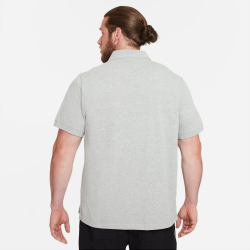 NIKE Sportswear Poloshirt Herren dk grey heather/white S