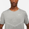 NIKE Dri-FIT Rise 365 kurzarm Laufshirt Herren 084 - smoke grey/htr/reflective silv L