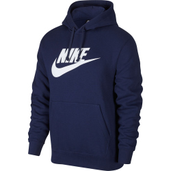 NIKE Sportswear Club Fleece Hoodie Herren midnight navy/midnight navy/white XL