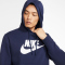 NIKE Sportswear Club Fleece Hoodie Herren midnight navy/midnight navy/white XL