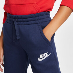 NIKE Sportswear Club Fleece-Jogginghose Kinder midnight navy/midnight navy/white M (137-147 cm)