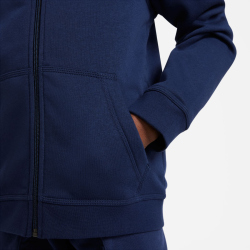 NIKE Sportswear Club Kapuzenjacke Jungen midnight navy/midnight navy/white XS (122-128 cm)