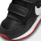 NIKE MD Valiant Baby-Sneaker black/white-dk smoke grey-university red 23.5