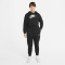 NIKE Sportswear Club French Terry Cropped Hoodie M&auml;dchen black/white XS (122-128 cm)