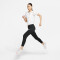 NIKE Dri-FIT Essential lange Laufhose Damen black/reflective silv XS