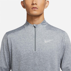 NIKE Dri-FIT Element 1/2-Zip Laufshirt Herren smoke grey/grey fog/reflective silv S