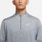 NIKE Dri-FIT Element 1/2-Zip Laufshirt Herren smoke grey/grey fog/reflective silv S