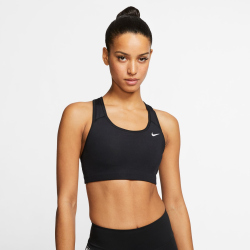 NIKE Dri-FIT Swoosh Medium-Support Non-Padded Sport-BH...