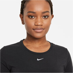 NIKE Dri-FIT One Luxe Standard Fit Trainingsshirt Damen black/reflective silv S