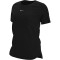 NIKE Dri-FIT One Luxe Standard Fit Trainingsshirt Damen black/reflective silv S
