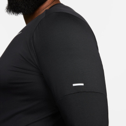 NIKE Dri-FIT Element Running Crew Sweatshirt Herren black/reflective silv L