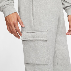 NIKE Sportswear Club Fleece Cargo Pants Herren dk grey heather/matte silver/white L