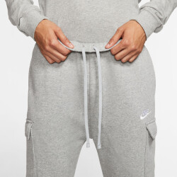 NIKE Sportswear Club Fleece Cargo Pants Herren dk grey heather/matte silver/white L