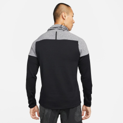 NIKE Therma-FIT Run Division Sphere Element Laufshirt Herren black/pure/black/reflective silv L