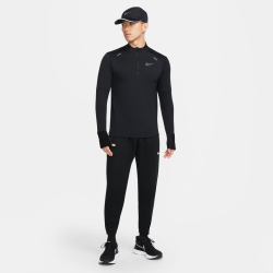 NIKE Therma-FIT Repel Element 1/2-Zip Laufshirt Herren black/reflective silv XXL