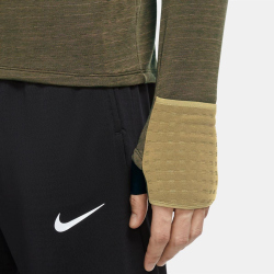 NIKE Therma-FIT Repel Element 1/2-Zip Laufshirt Herren rough green/coriander/reflective silv XXL