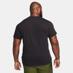 NIKE Sportswear Swoosh T-Shirt Herren black/white XS