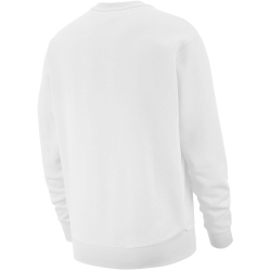 NIKE Sportswear Club Fleece Crew Sweatshirt Herren 100 - white/black XXL