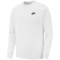 NIKE Sportswear Club Fleece Crew Sweatshirt Herren 100 - white/black XXL