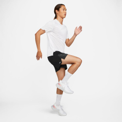 NIKE Dri-FIT Run Division Rise 365 kurzarm Laufshirt Herren white/reflective silv S