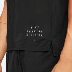 NIKE Dri-FIT Run Division Rise 365 kurzarm Laufshirt Herren black/reflective silv S