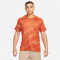 NIKE Dri-FIT Sport Clash kurzarm Trainings-Top Herren sport spice/lt cognac/total orange M