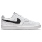 NIKE Court Vision Low-Top Sneaker Damen 101 - white/black-white 35.5