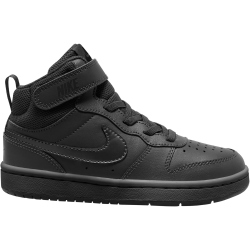 NIKE Court Borough Mid 2 Sneaker Kinder black/black-black...