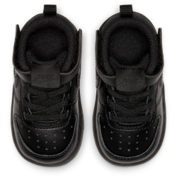 NIKE Court Borough Mid 2 Sneaker Kinder black/black-black 19.5