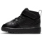 NIKE Court Borough Mid 2 Sneaker Kinder black/black-black 19.5