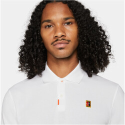 NIKE The Polo Slim Fit Polo Herren white XL