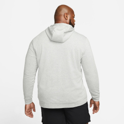 NIKE Dri-FIT Full-Zip Trainings-Hoodie Herren dk grey heather/black L