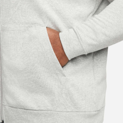 NIKE Dri-FIT Full-Zip Trainings-Hoodie Herren dk grey heather/black L