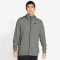NIKE Dri-FIT Full-Zip Trainings-Hoodie Herren dk grey heather/black L