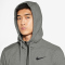 NIKE Dri-FIT Full-Zip Trainings-Hoodie Herren dk grey heather/black L