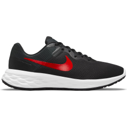 NIKE Revolution 6 Next Nature Road Laufschuhe Herren black/university red-anthracite 42